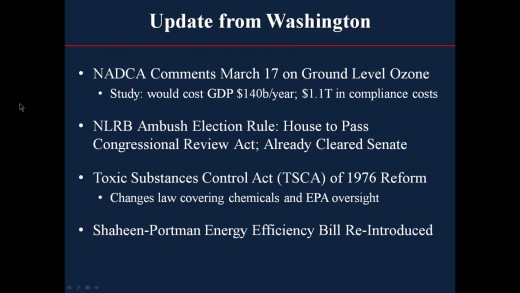 2015-3-16 – Update from Washington, D.C.