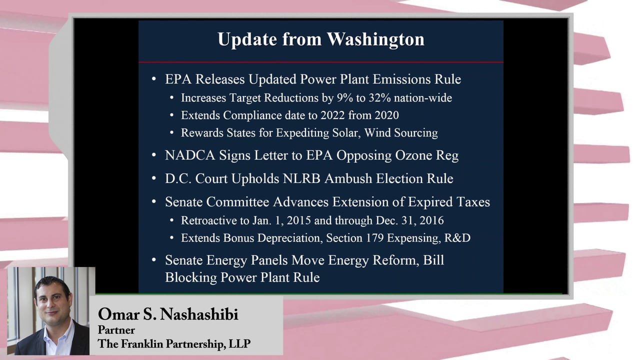 2015-8-19 – Update from Washington, D.C.