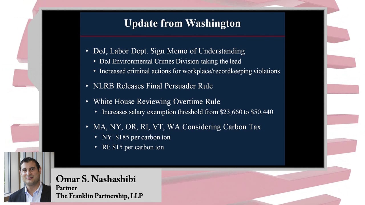 2016-3-29 – Update from Washington, D.C.