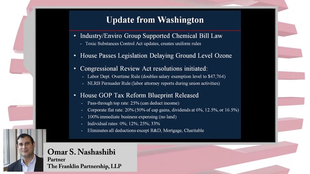 2016-6-29 – Update from Washington, D.C.