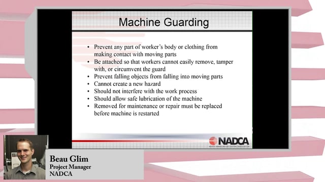2016-8-24 – Machine Guarding – Highlight