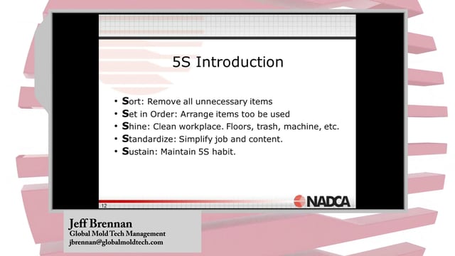 2016-12-7 – Introduction to 5S – Highlight