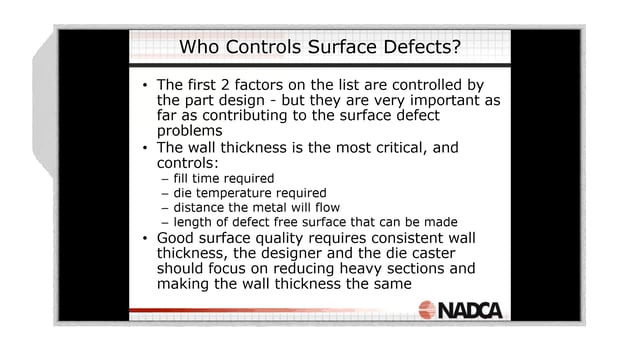 2017-3-22 – Die Casting Defects – Surface Defects – Highlight