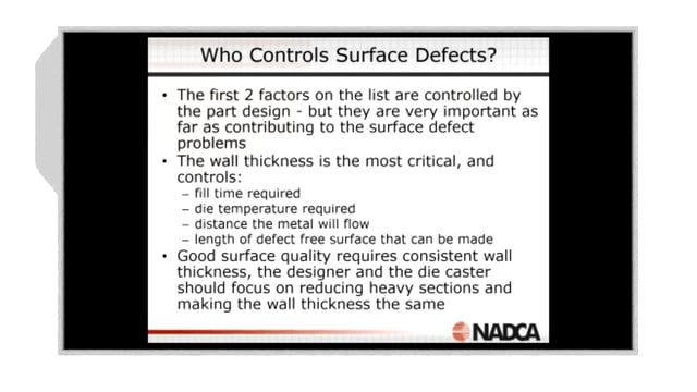 2017-6-21 – Die Casting Defects – Surface Defects Part I – Highlight
