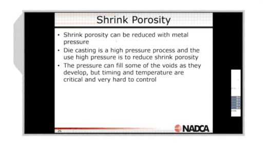 2019-01-09 – Die Casting Defects – Shrinkage Porosity – Highlight